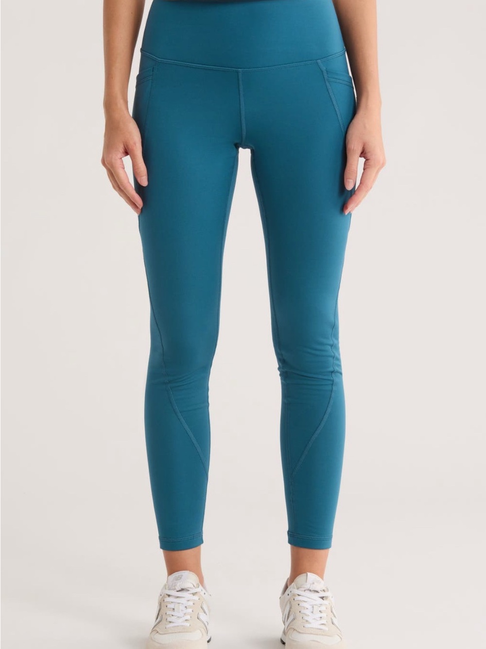 Zella Teal High-Waist Pocket Leggings